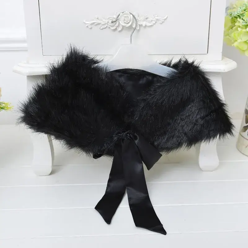 Furry Cape Shawl for Girls New Korean Style - Image 4