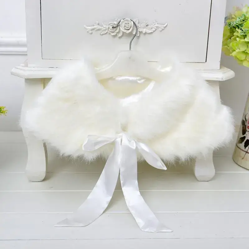 Furry Cape Shawl for Girls New Korean Style - Image 6
