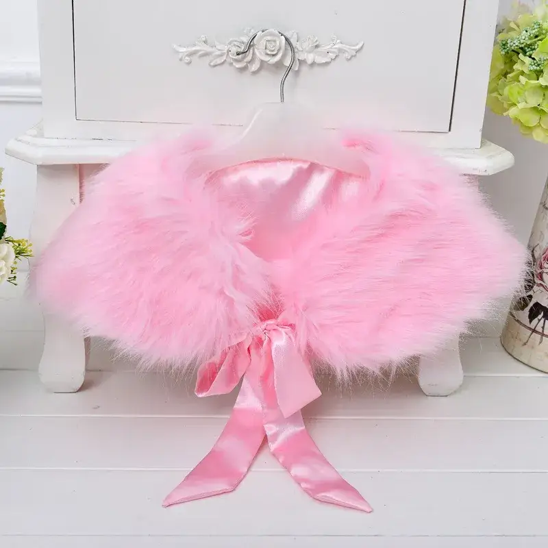 Furry Cape Shawl for Girls New Korean Style - Image 7