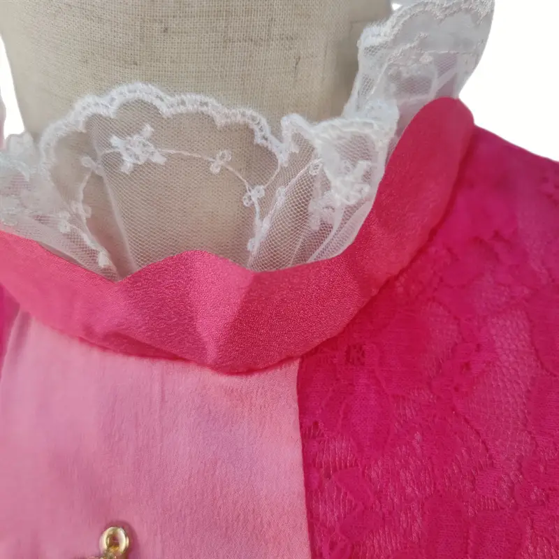 Girls Princess Peach Dress Long Flowy Pink — feature 2