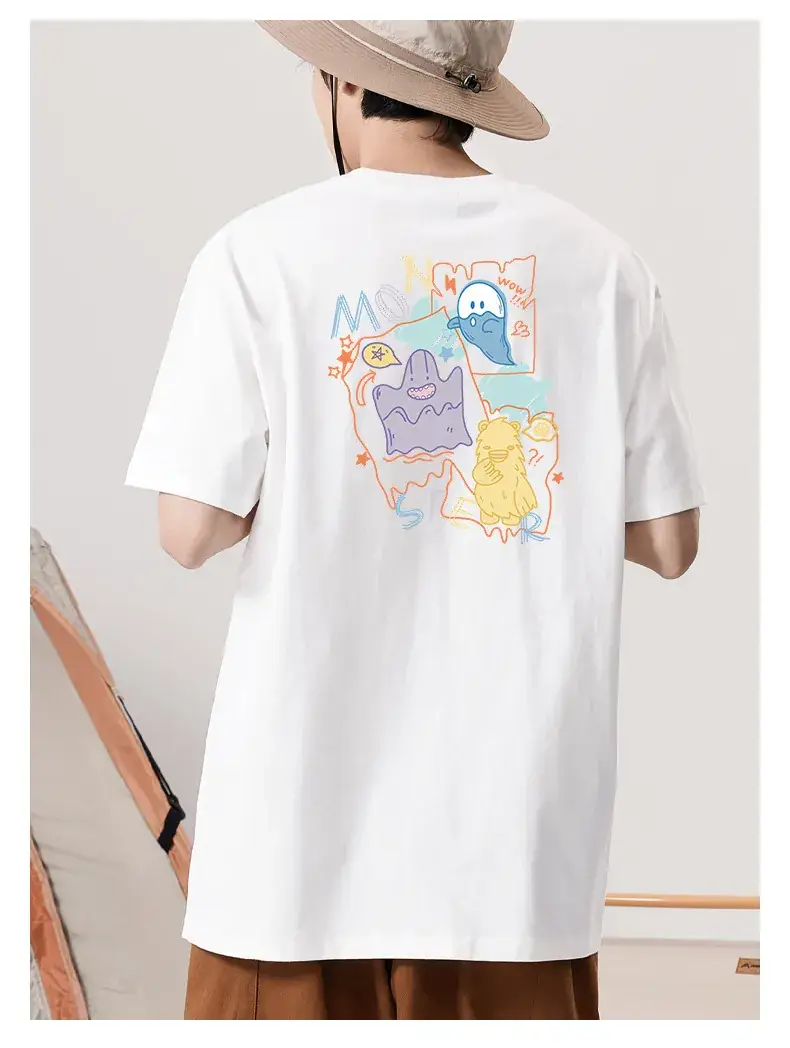 2023 Printed T-Shirt Beige Half Sleeve Cotton — feature 7