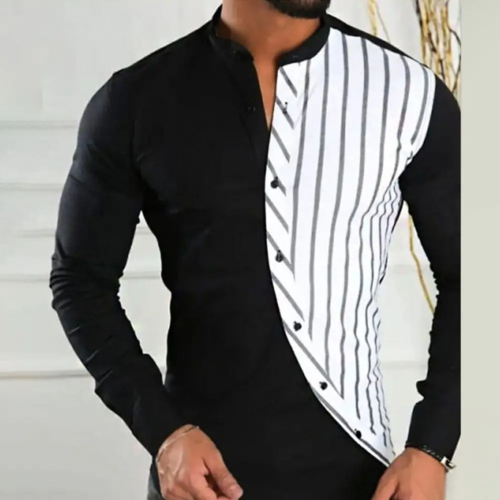 2024 Printed Men's Casual Shirt with European American Design