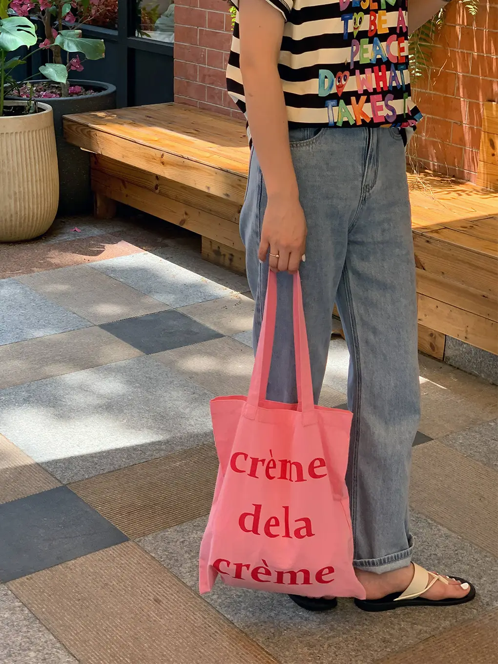 Light Blue Canvas Shoulder Bag for Women — feature 10