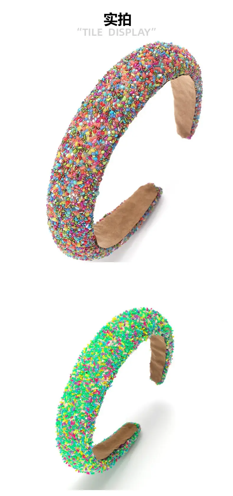 Wide-brimmed Sponge Hairband for Girls Europe US — feature 1
