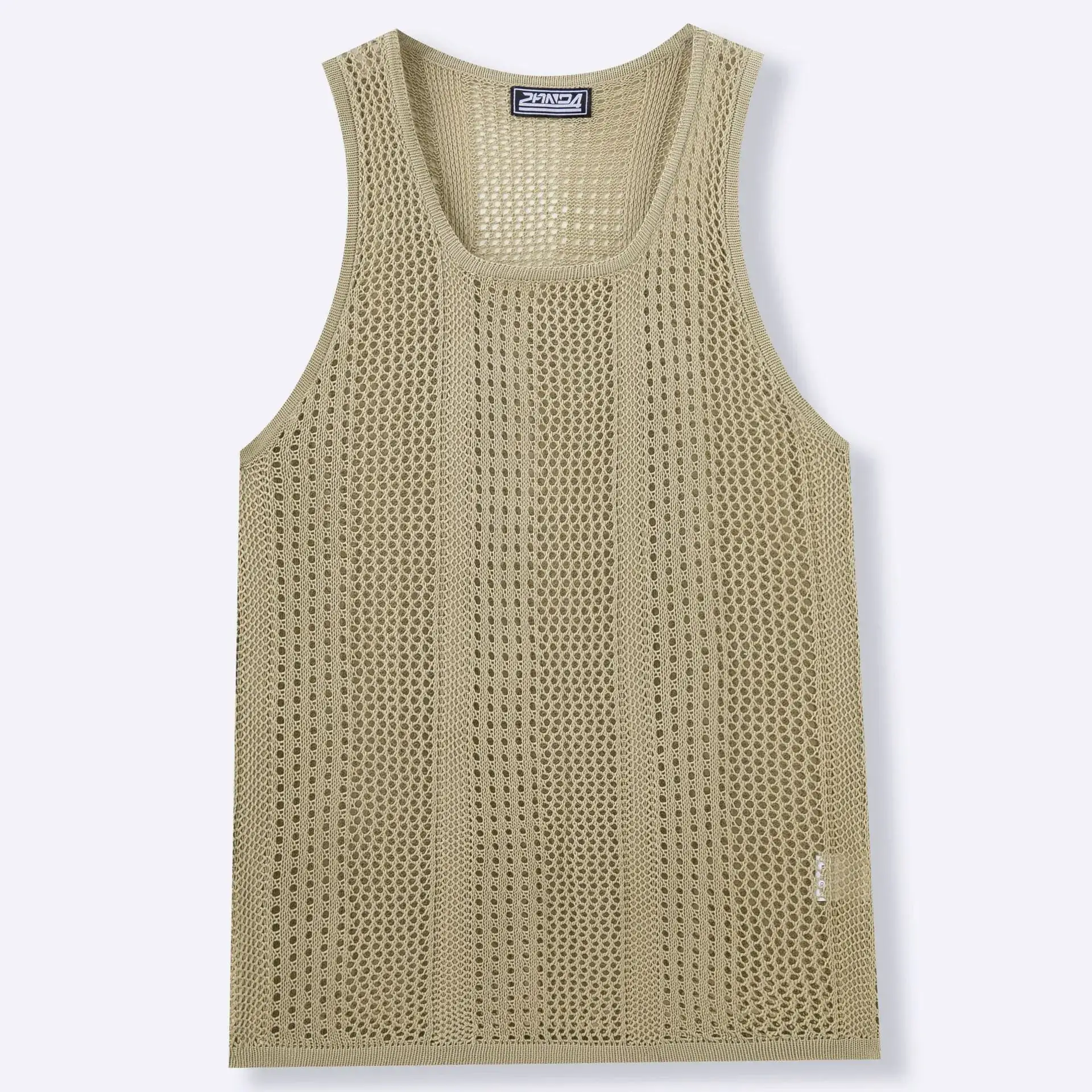 Men's Black Knit Sleeveless Vest Slim Fit - Image 5