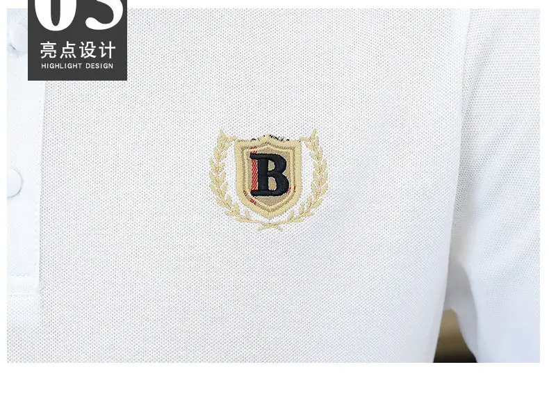 Men Black Lapel T-Shirt Short Sleeve Slim Fit — feature 5