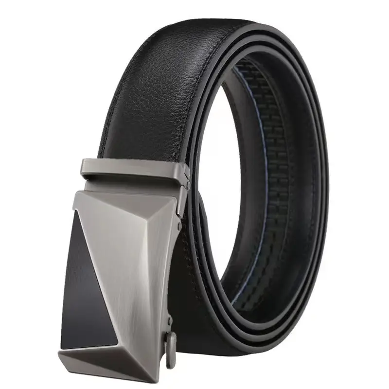 Men's Self-Buckled Black Belt 3.5cm Wide β feature 5