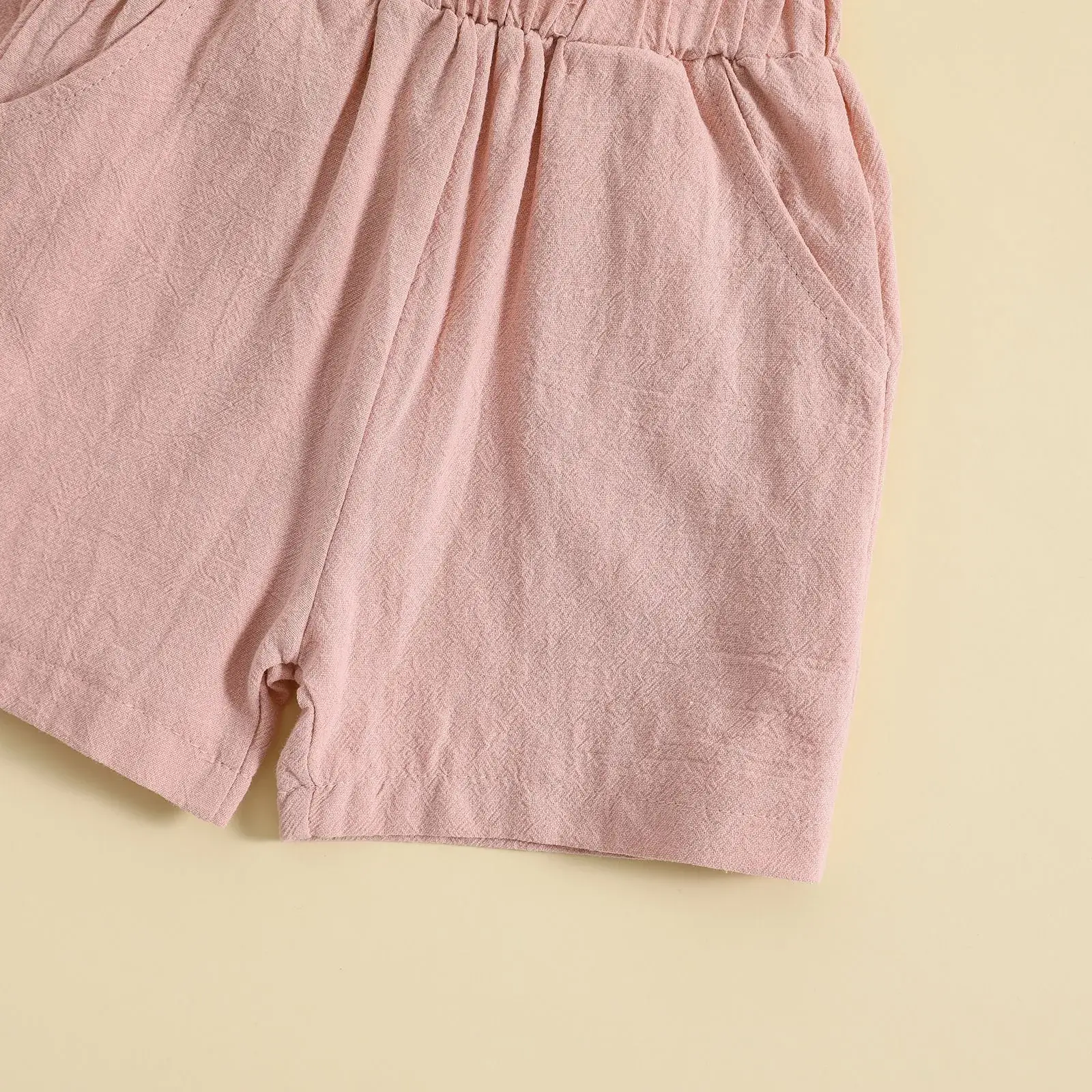 Boys Cotton Linen 2-Piece Summer Suit Cream — feature 13