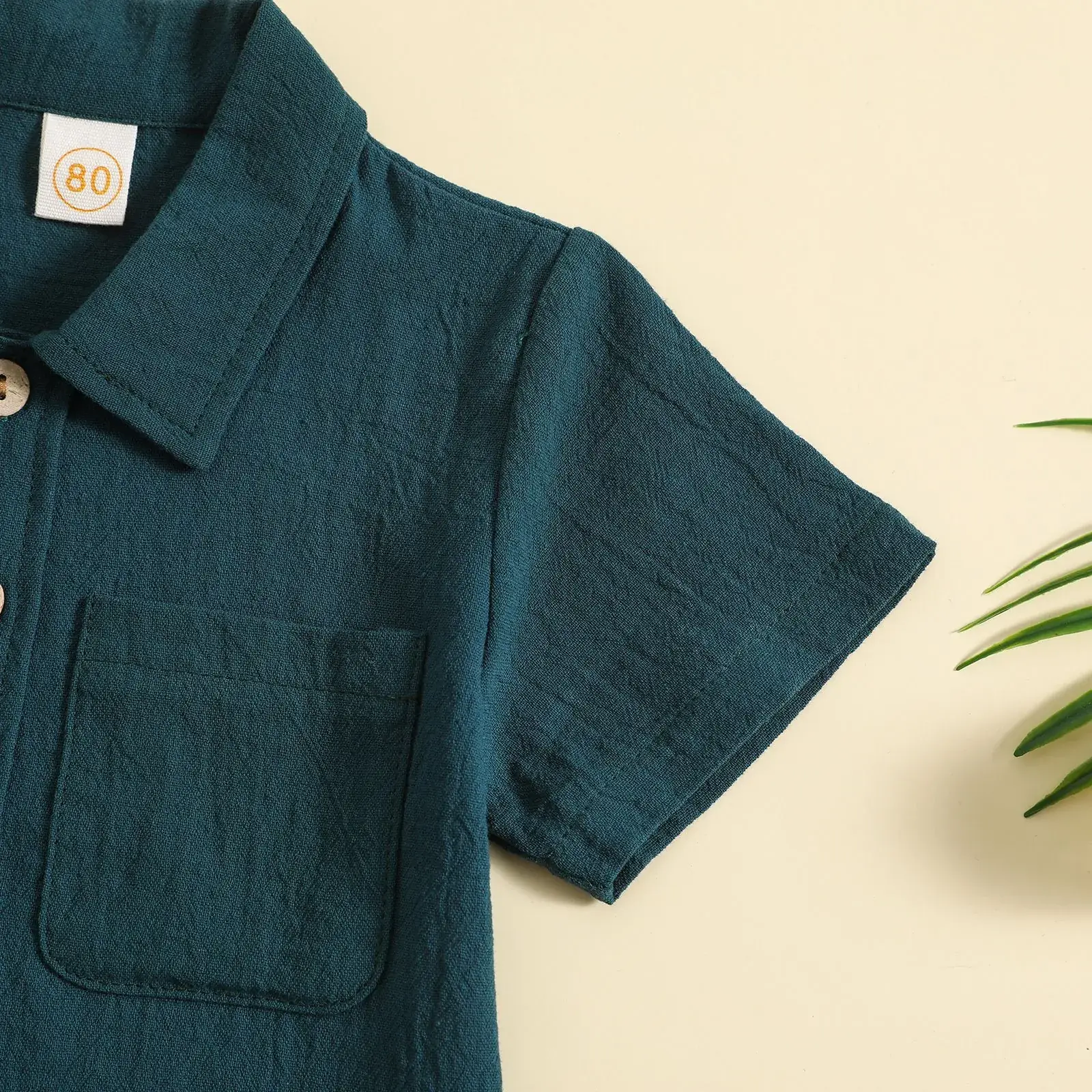 Boys Cotton Linen 2-Piece Summer Suit Cream — feature 33