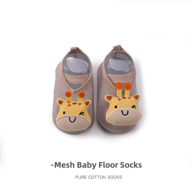 Baby Floor Socks Mesh Pure Cotton Blue - Image 23
