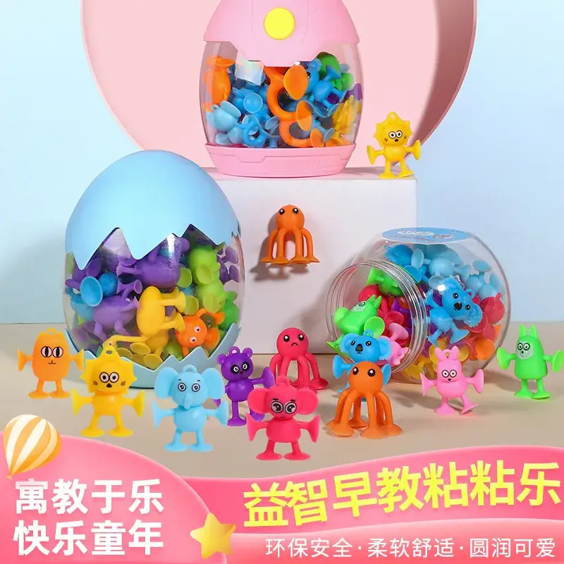 Blue Cartoon Suction Toy for Kids Bathing Car Play - Image 7