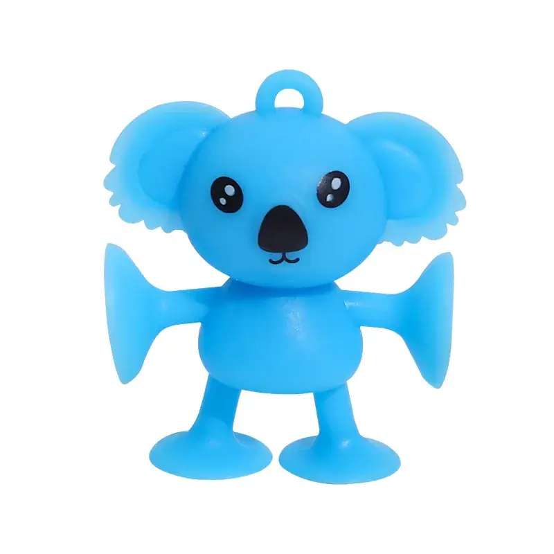 Blue Cartoon Suction Toy for Kids Bathing Car Play - Image 10