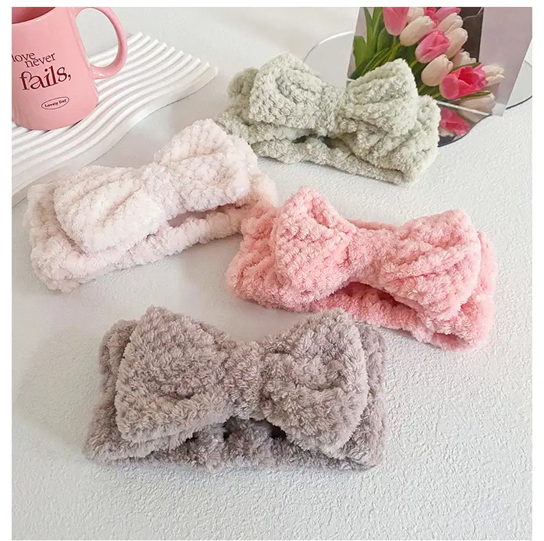 Coral Fleece Butterfly Hairband for Women — feature 10