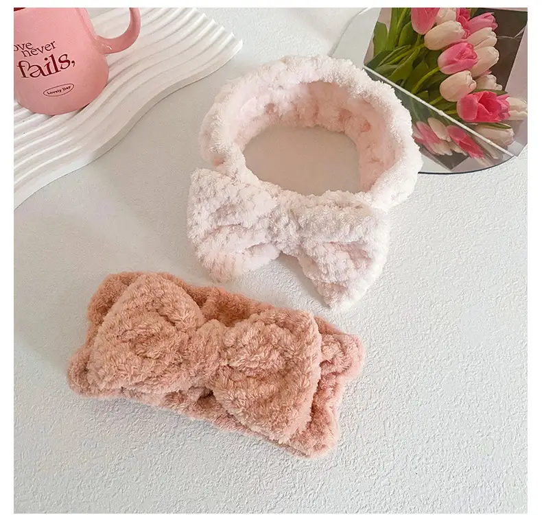 Coral Fleece Butterfly Hairband for Women — feature 13
