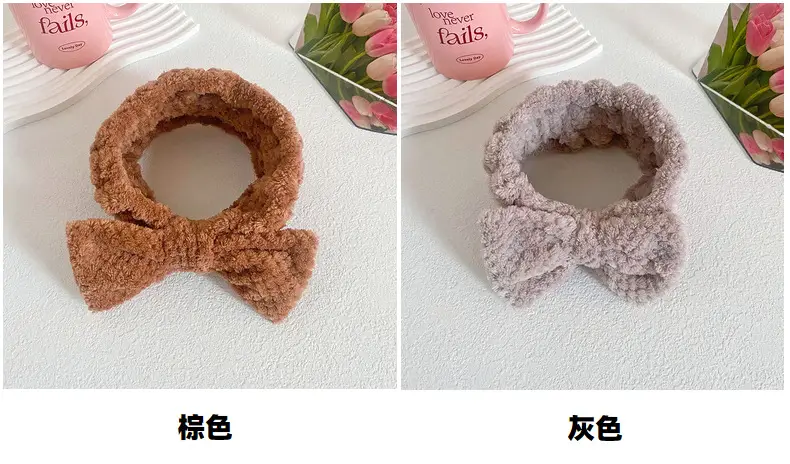 Coral Fleece Butterfly Hairband for Women — feature 16