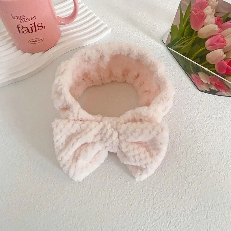 Coral Fleece Butterfly Hairband for Women - Image 3