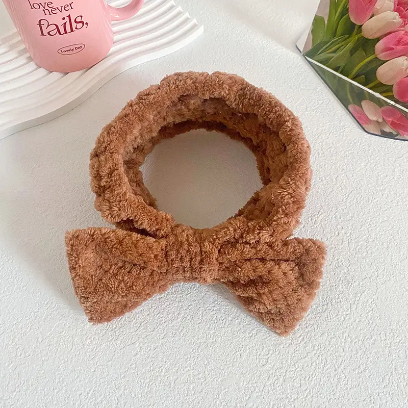 Coral Fleece Butterfly Hairband for Women - Image 5