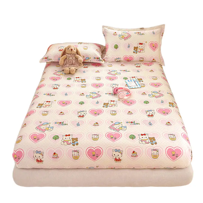New Product 100% Cotton Bed Hat Simmons Protective Cover Single Piece Student Dormitory Mattress Cover Cotton Bed Cover Cross Border