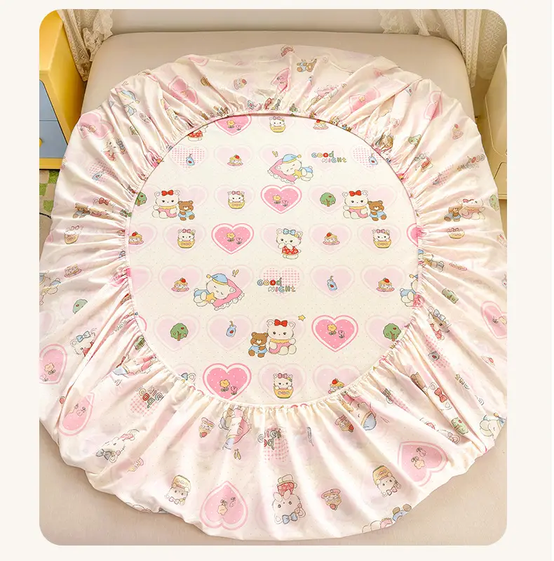 New Product 100% Cotton Bed Hat Simmons Protective Cover Single Piece Student Dormitory Mattress Cover Cotton Bed Cover Cross Border — feature 12