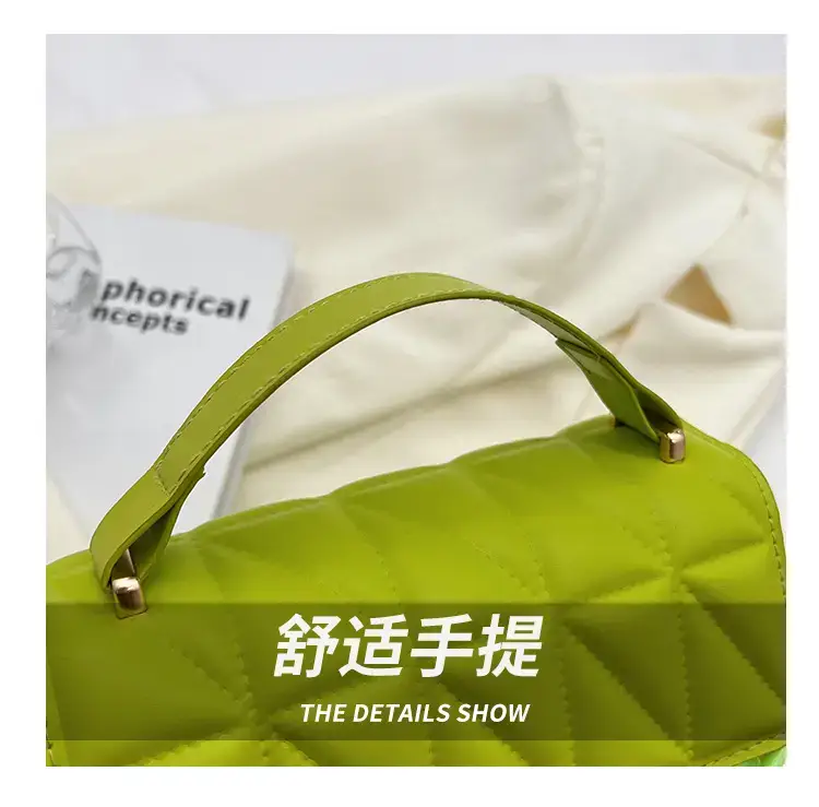 Pink Rhombus Shoulder Bag for Women 2023 — feature 5