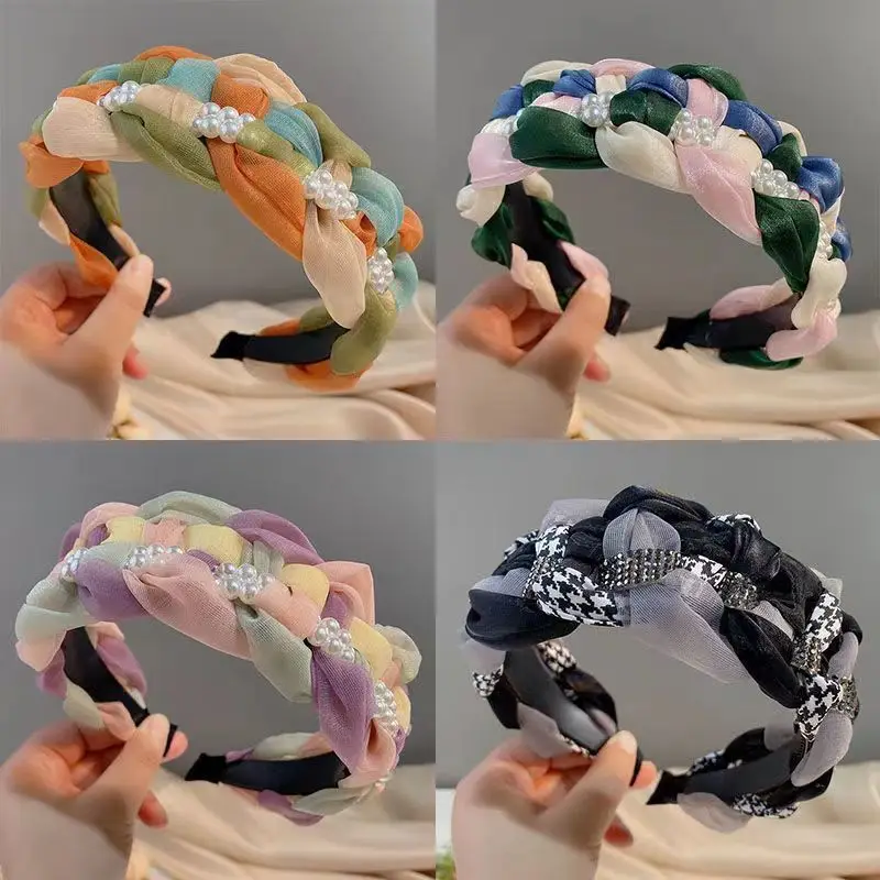 Yellow Rubber Hair Band with Adjustable Clamp for Women