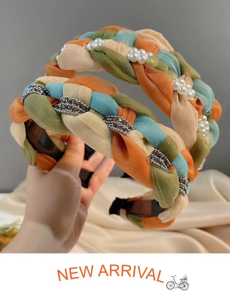 Yellow Rubber Hair Band with Adjustable Clamp for Women — feature 1