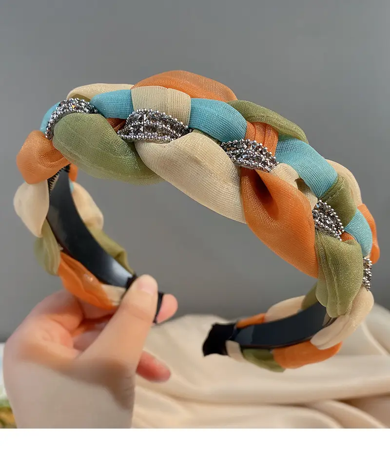 Yellow Rubber Hair Band with Adjustable Clamp for Women — feature 8