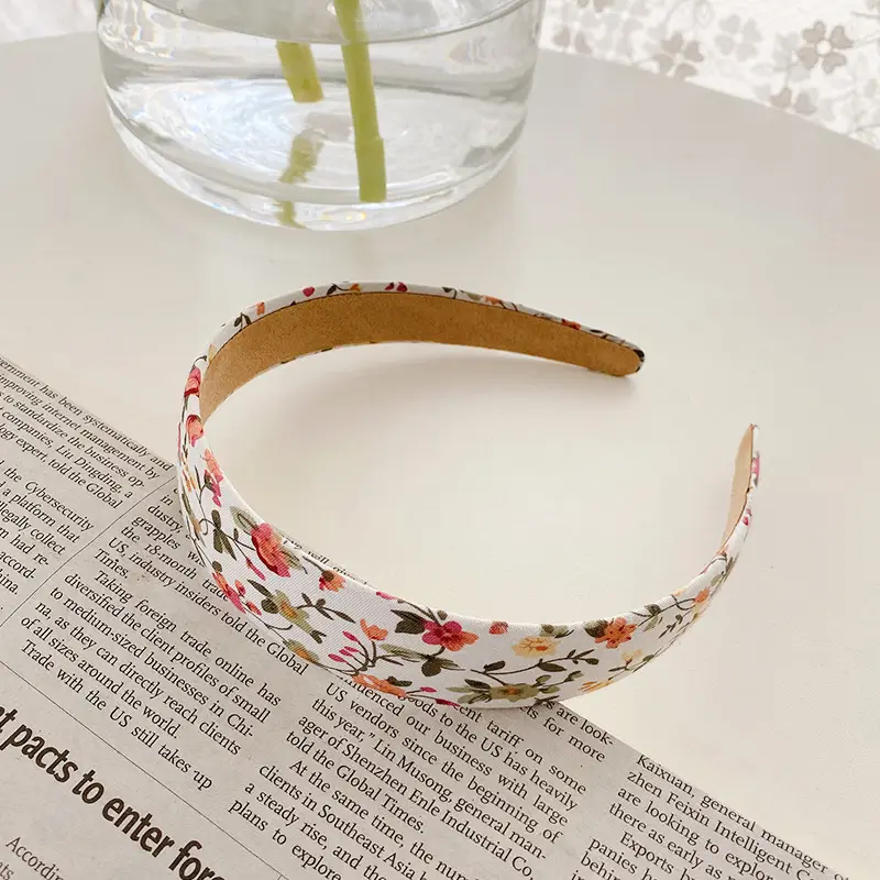 Yellow Rubber Hair Band with Adjustable Clamp for Women