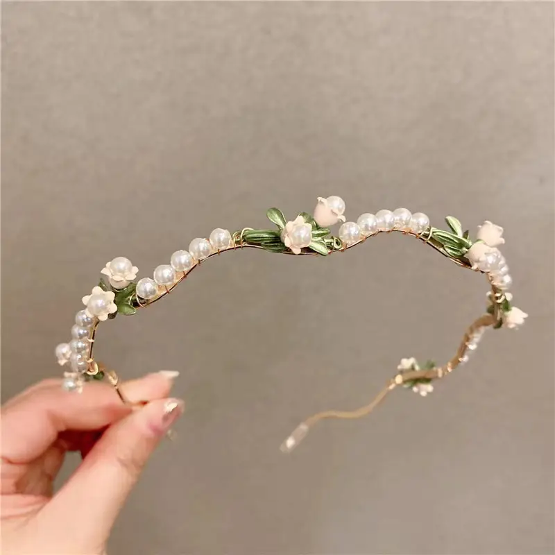 Yellow Rubber Hair Band with Adjustable Clamp for Women