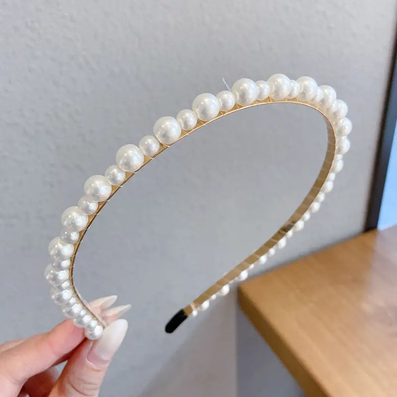 Yellow Rubber Hair Band with Adjustable Clamp for Women