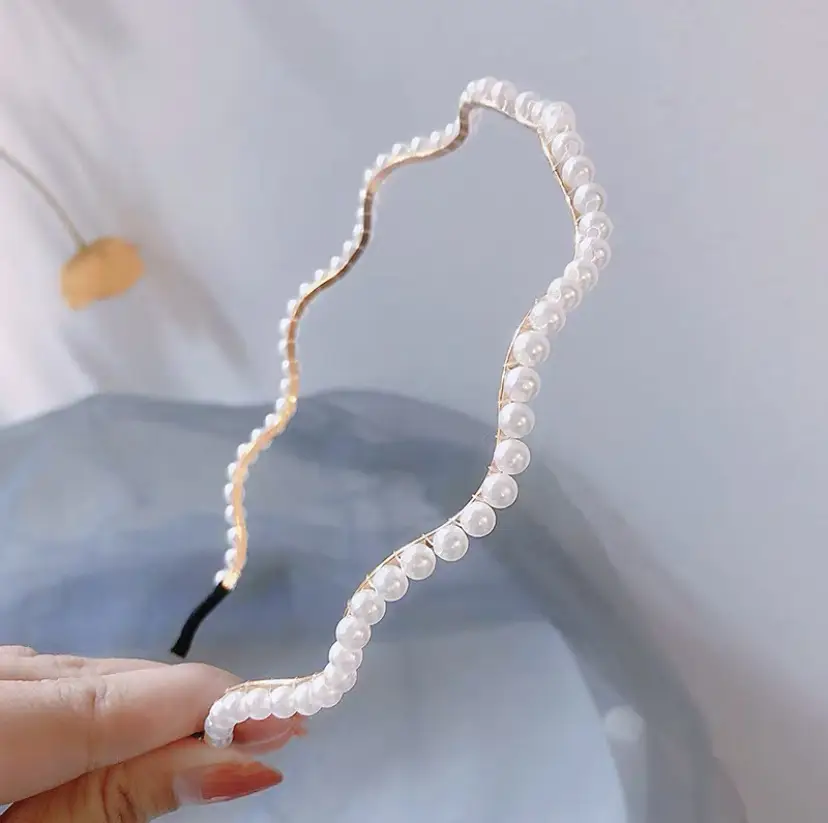 Yellow Rubber Hair Band with Adjustable Clamp for Women