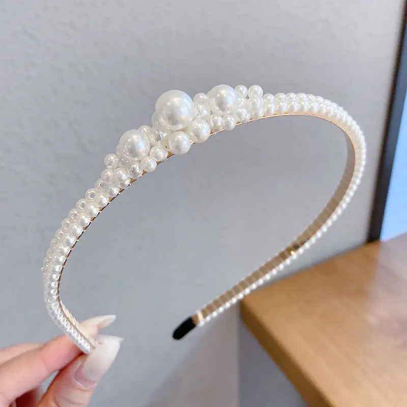Yellow Rubber Hair Band with Adjustable Clamp for Women
