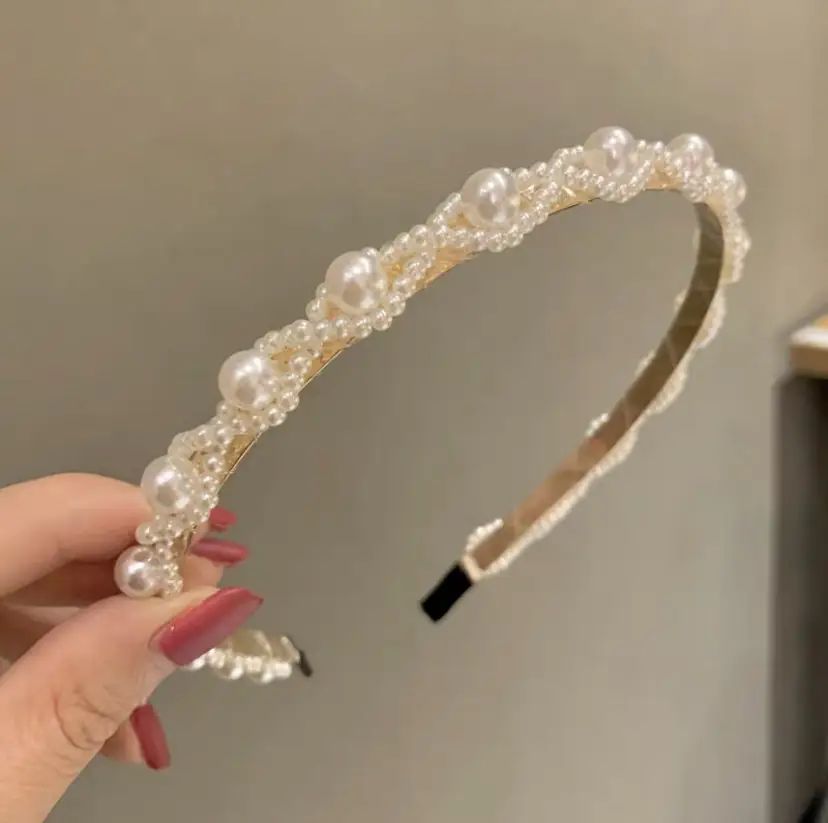 Yellow Rubber Hair Band with Adjustable Clamp for Women