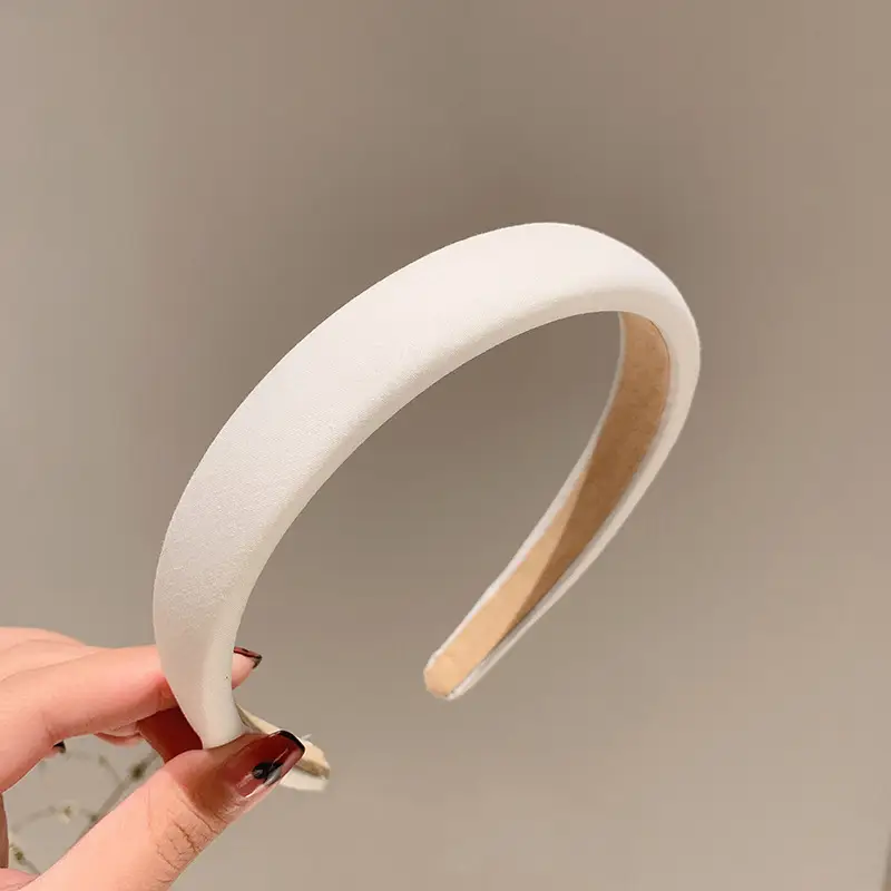 Yellow Rubber Hair Band with Adjustable Clamp for Women
