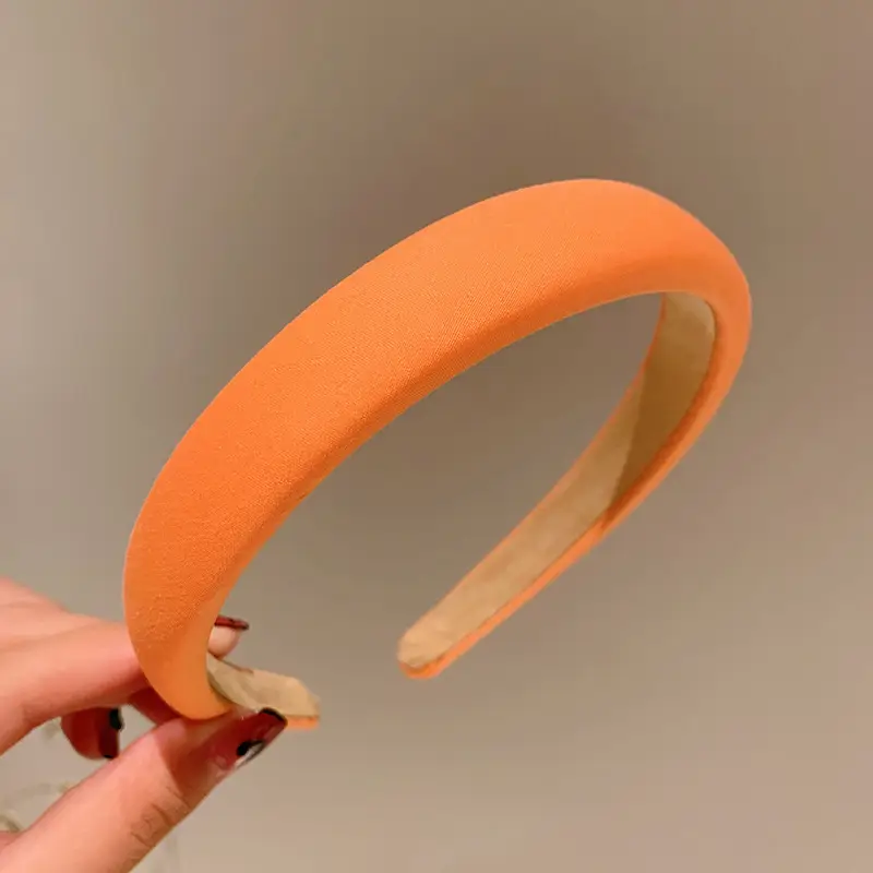 Yellow Rubber Hair Band with Adjustable Clamp for Women