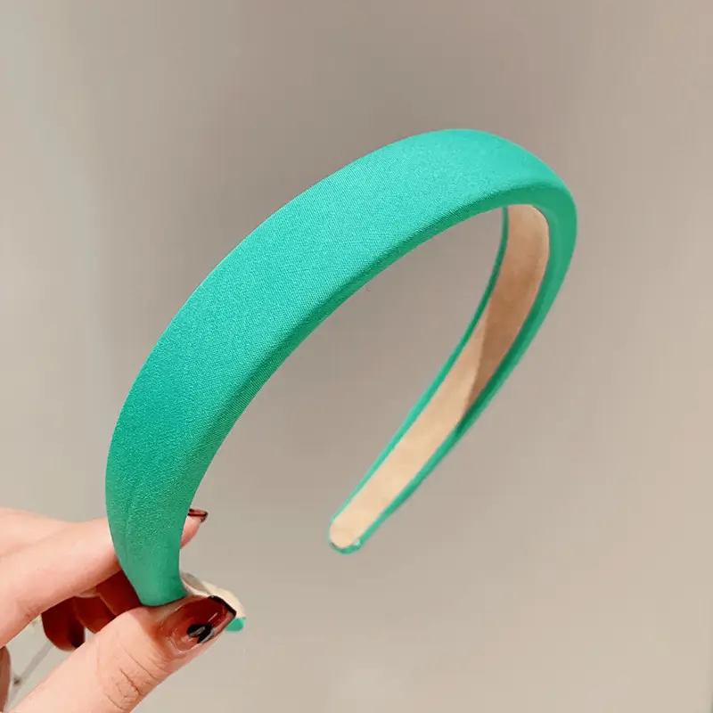 Yellow Rubber Hair Band with Adjustable Clamp for Women
