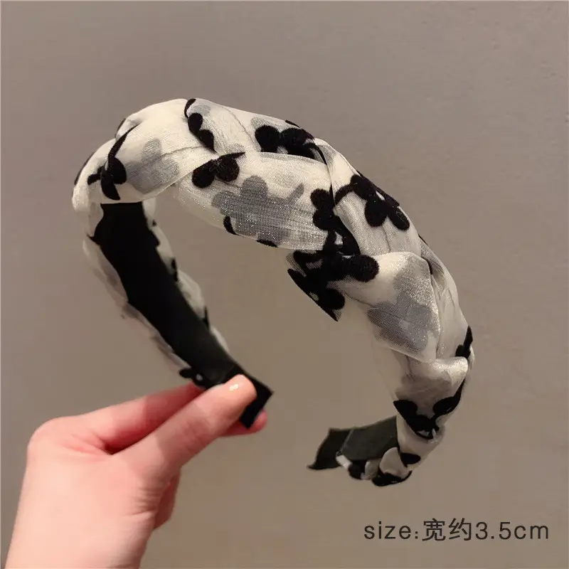 Yellow Rubber Hair Band with Adjustable Clamp for Women