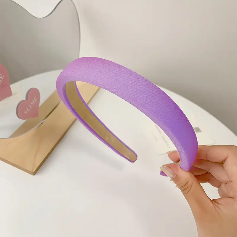 Yellow Rubber Hair Band with Adjustable Clamp for Women