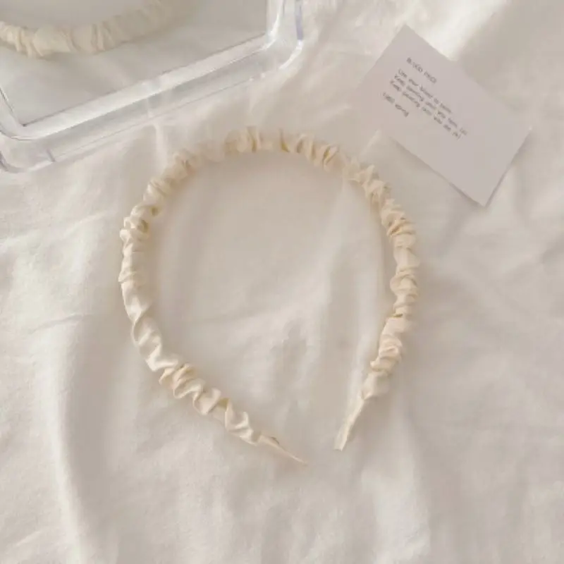 Yellow Rubber Hair Band with Adjustable Clamp for Women