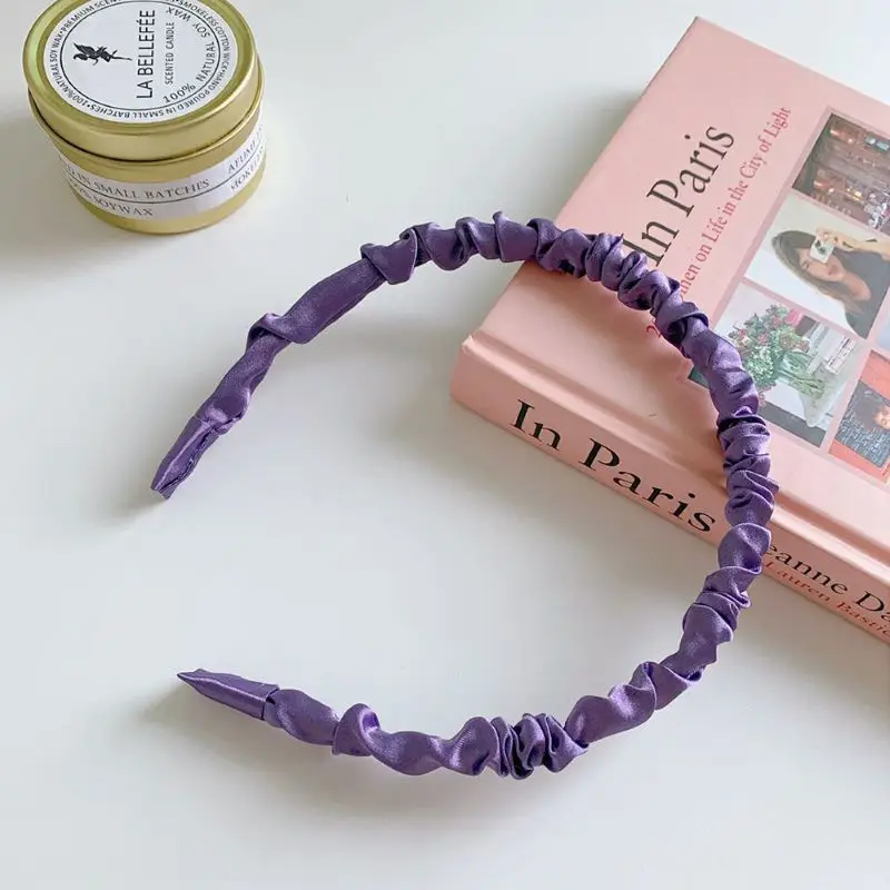Yellow Rubber Hair Band with Adjustable Clamp for Women