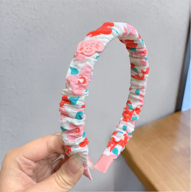 Yellow Rubber Hair Band with Adjustable Clamp for Women