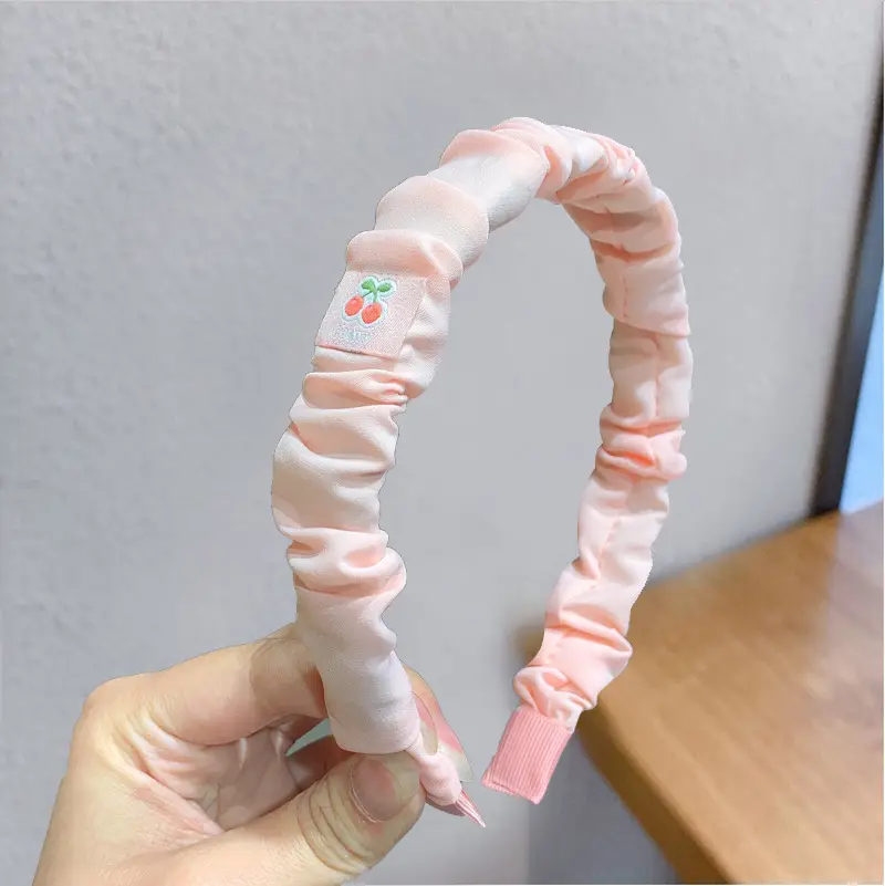 Yellow Rubber Hair Band with Adjustable Clamp for Women