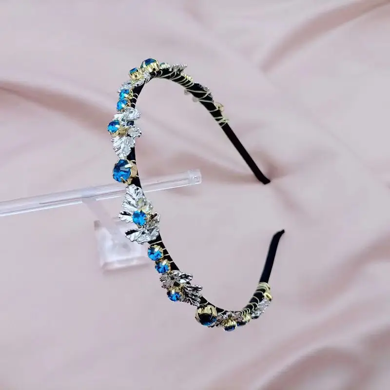 Yellow Rubber Hair Band with Adjustable Clamp for Women