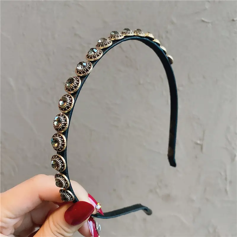 Yellow Rubber Hair Band with Adjustable Clamp for Women