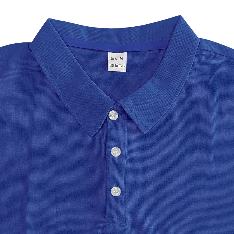 Men Slim Fit Yellow Polo Shirt Button Collar — feature 16