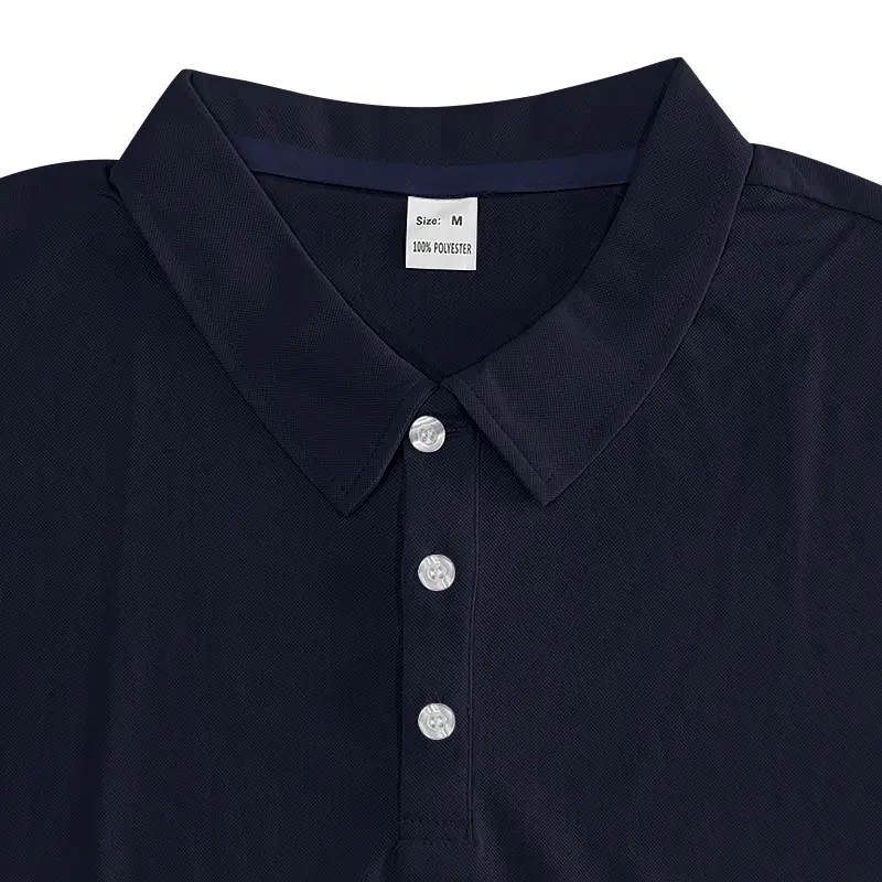 Men Slim Fit Yellow Polo Shirt Button Collar — feature 24