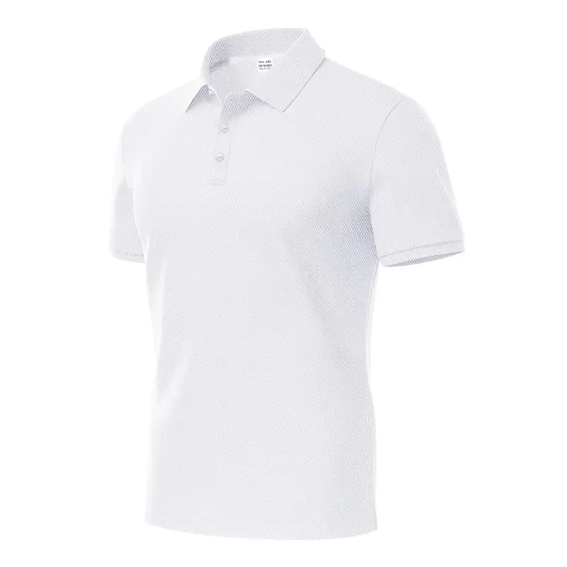 Men Slim Fit Yellow Polo Shirt Button Collar — feature 6