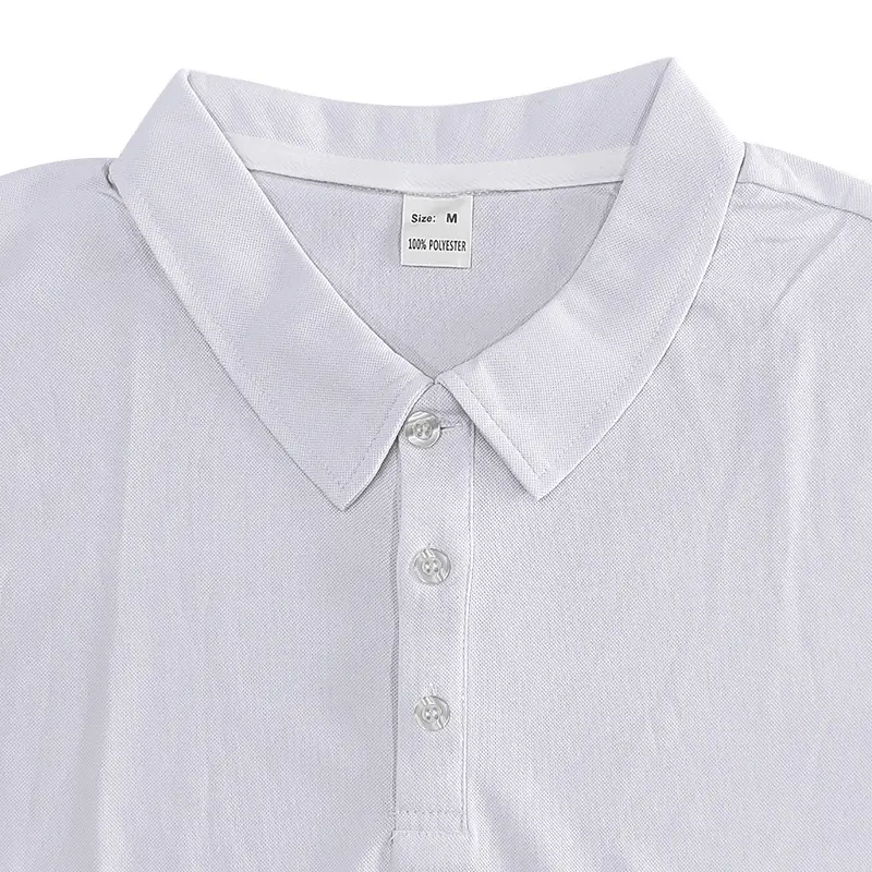 Men Slim Fit Yellow Polo Shirt Button Collar — feature 8