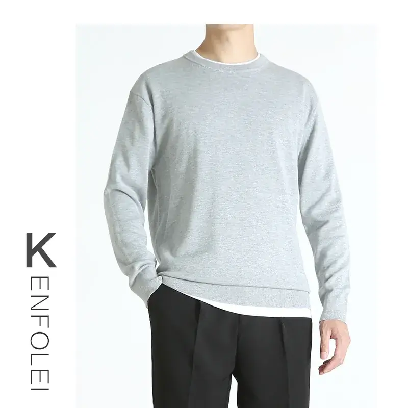 Korean Retro Knitted T-Shirt 49 Yuan Men