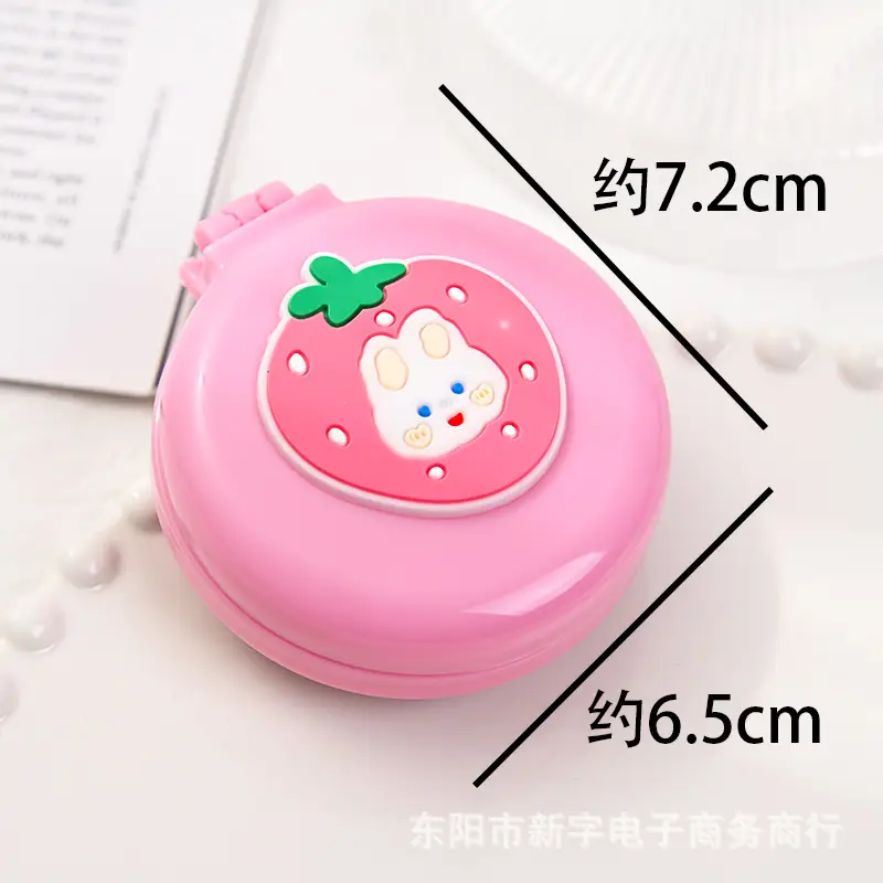 Cute Cartoon Makeup Mirror Comb for Girls - Image 5